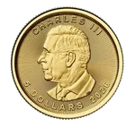 1/10 oz Златна монета Канадски Кленов Лист