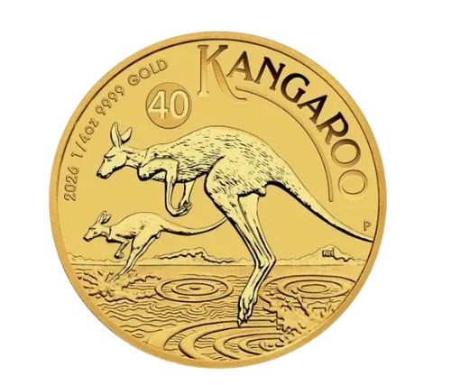 1/4 oz Златна монета Австралийско Кенгуру | 2026